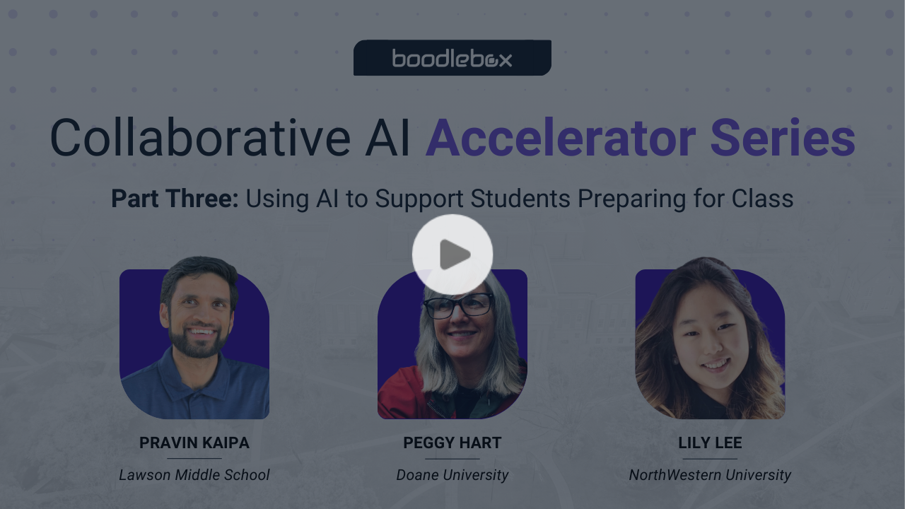 <h4>Using AI to Support Students Preparing for Class</h4><span>Webinar<br><strong>February 25, 2025</strong></span> <br><b>View Recording</b>